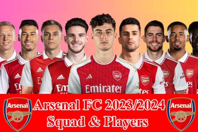 Arsenal FC 20232024 Squad & Players Arsenal FC First Team Squad List