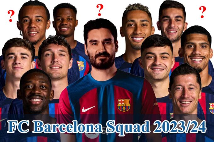 FC Barcelona Squad 202324 Players List