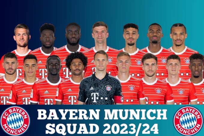 FC Bayern Munich Squad 20232024 Season Bayern Munich Players