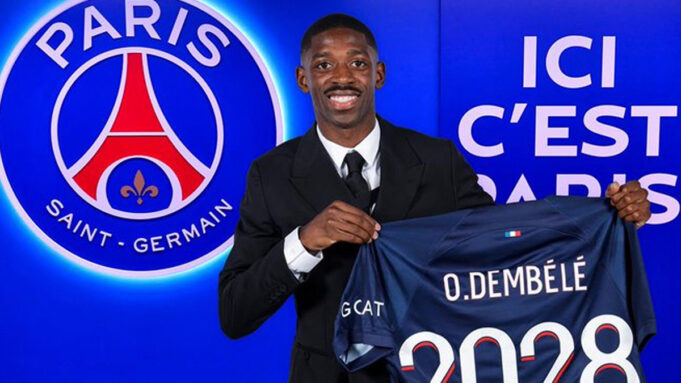 Ousmane Dembele has left Barcelona to join PSG on a five-year deal Ousmane Dembele Barcelona Transfer update